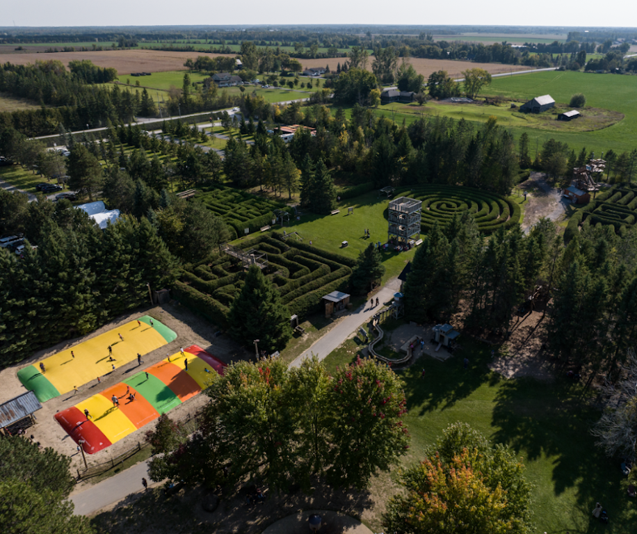 Fachada de Saunders Farm