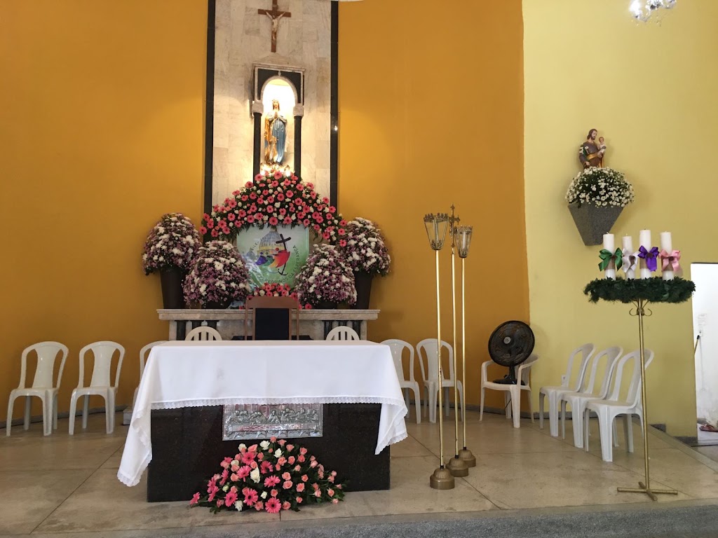 Fachada de Igreja Nossa Senhora da Conceicao, Stos Dumont, Maceio-AL.
