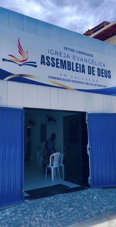 Fachada de Assembleia de Deus em Salvador - Engenho Velho de Brotas