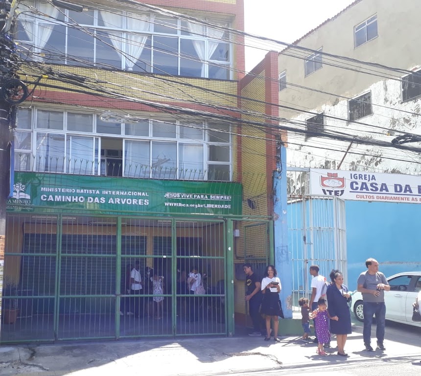 Fachada de IBCA Liberdade - IGREJA BATISTA CAMINHO DAS ARVORES DA LIBERDADE