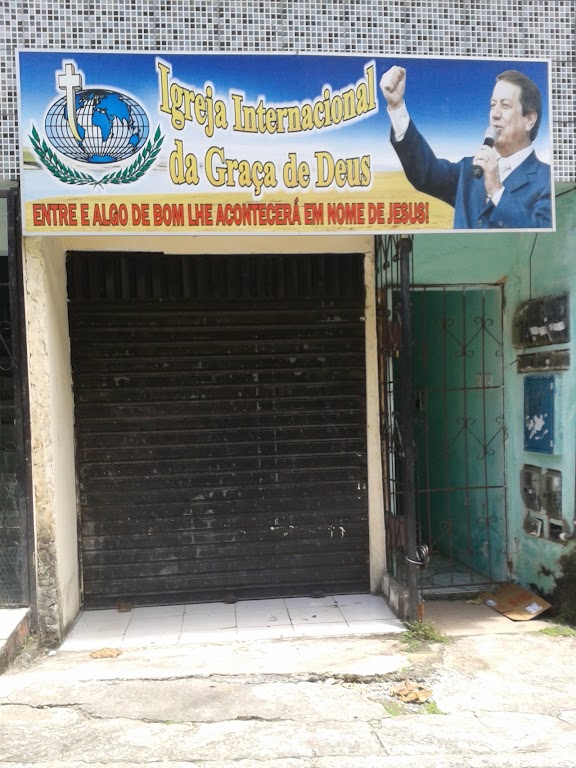 Fachada de Igreja Internacional da Graça de deus