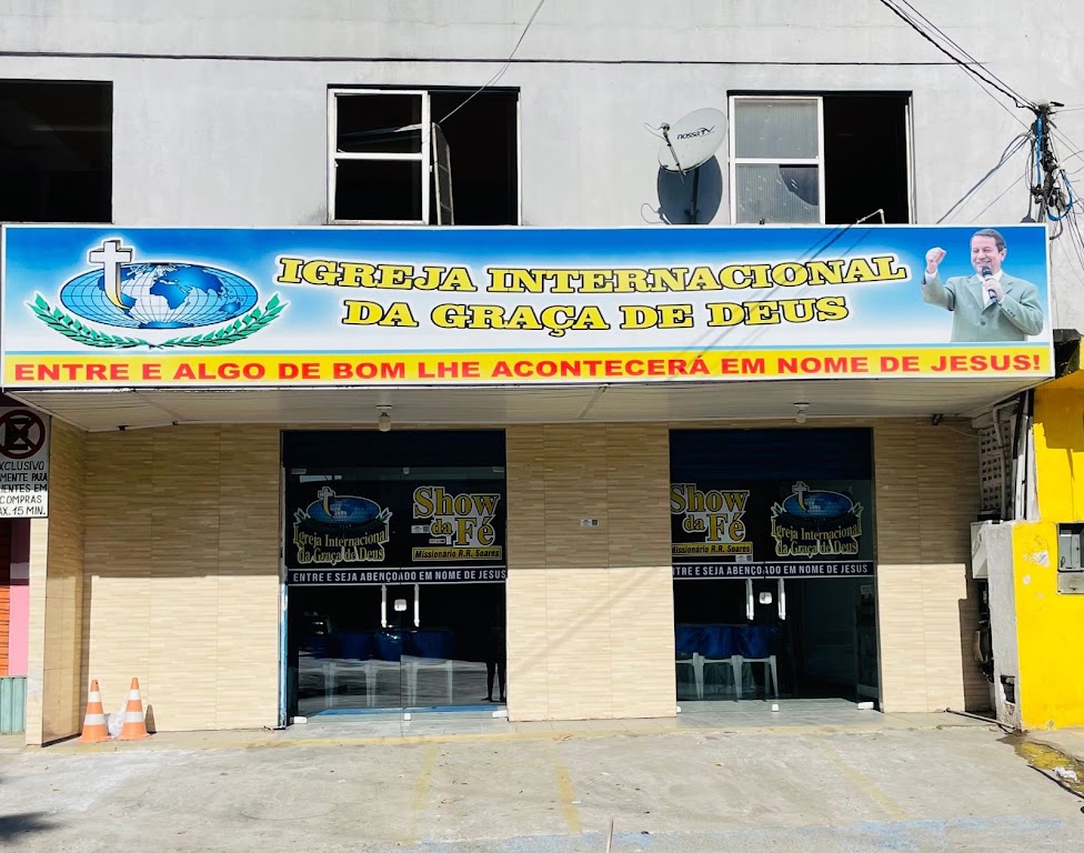 Fachada de Igreja Internacional da Graça de Deus