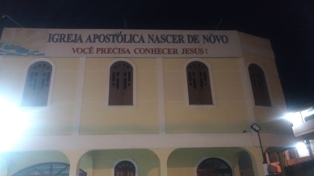 Fachada de Igreja Apostólica Nascer de Novo