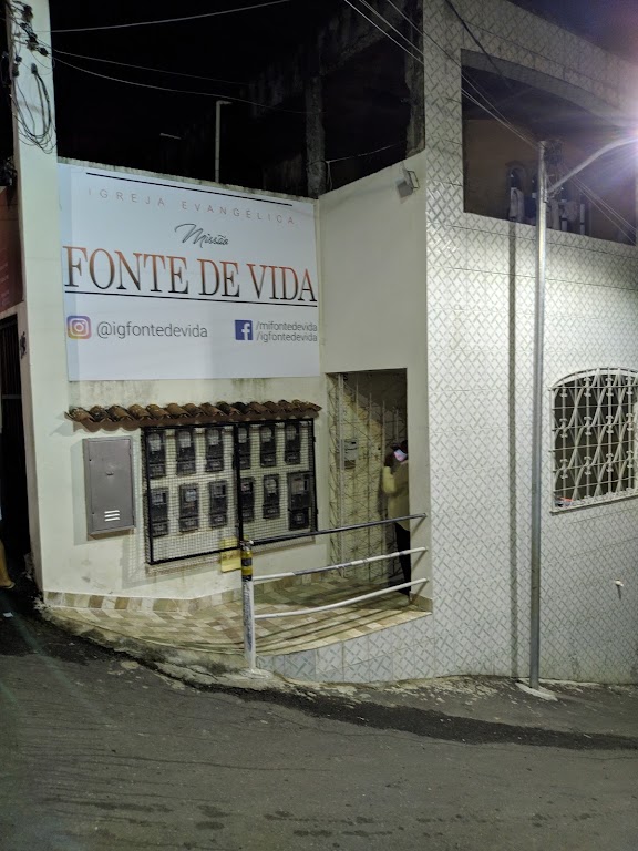 Fachada de Igreja Evangélica Missão Fonte de Vida
