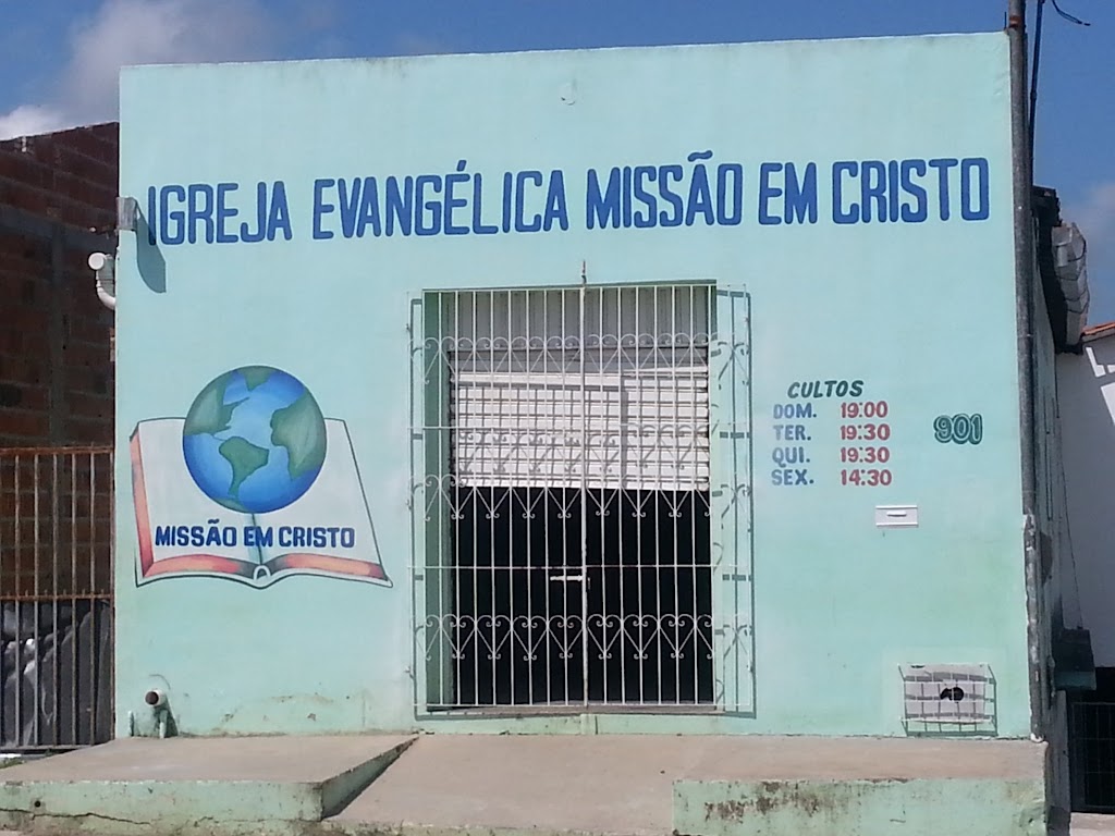 Fachada de Igreja Evangélica Missão em Cristo