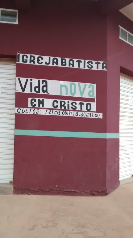 Fachada de Igreja Batista Vida Nova em Cristo