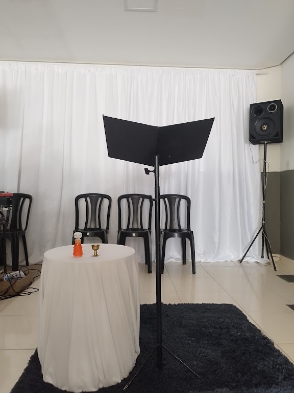 Fachada de segunda igreja :Comunidade evangélica restaurando vidas