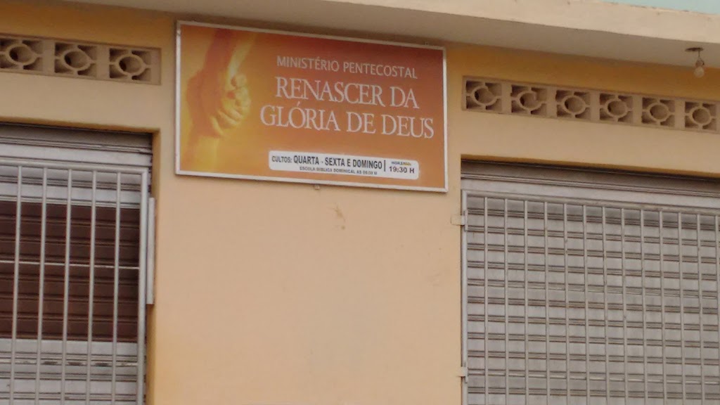 Fachada de Igreja Ministério Pentecostal Renascer da Glória de Deus