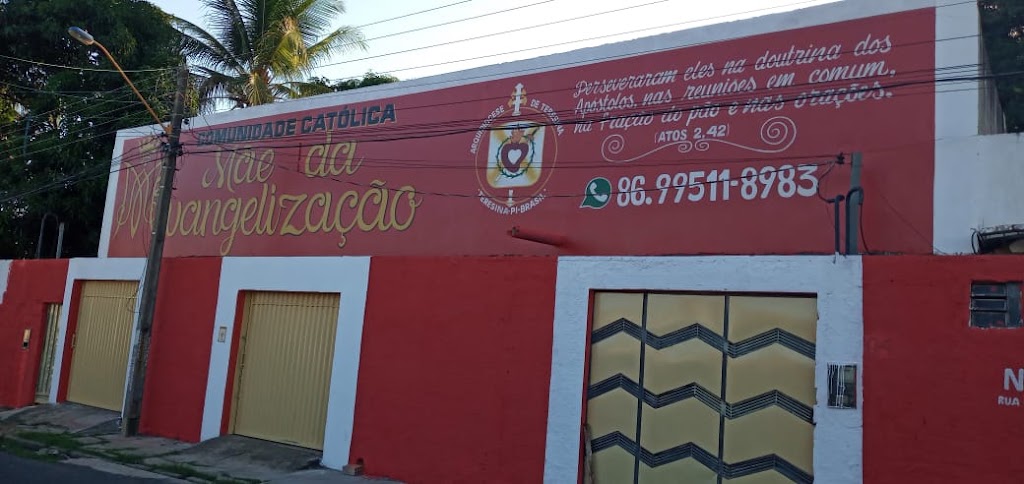 Fachada de Comunidade Católica Mãe da Evangelização