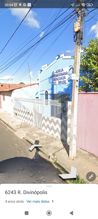 Fachada de Igreja Presbiteriana Renovada do Planalto Uruguai
