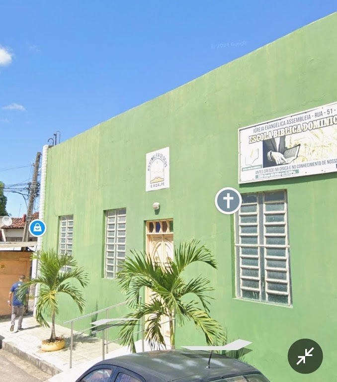 Fachada de Assembleia de Deus IEADALPE - Caetes 3 Rua 51