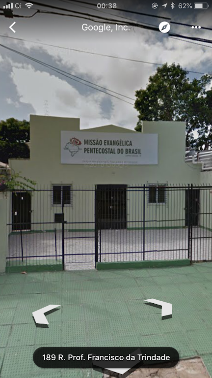 Fachada de Igreja Missão Evangélica Pentecostal do Brasil - MEPB Campo Grande