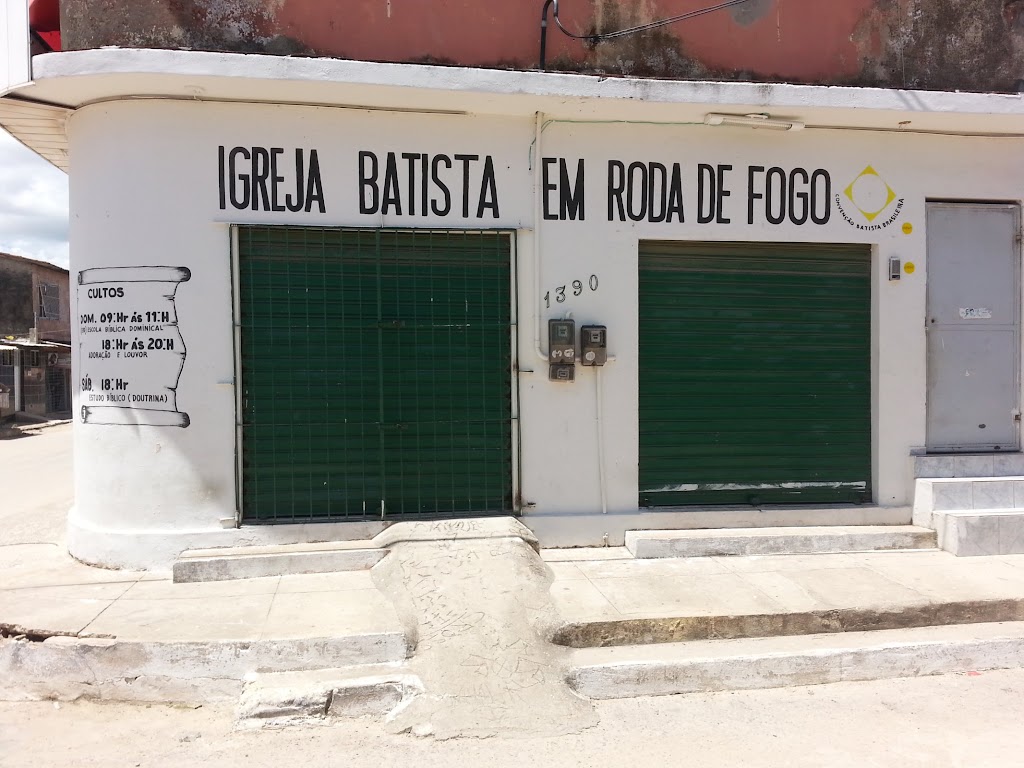 Fachada de Igreja Batista em Roda de Fogo