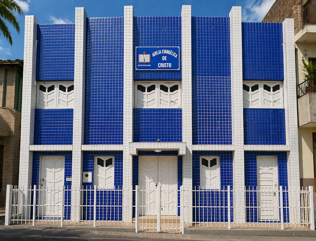 Fachada de Igreja Evangélica de Cristo