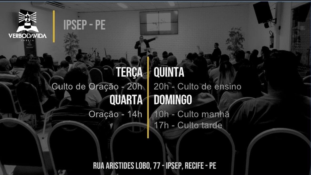 Fachada de Igreja Evangélica Verbo da Vida - IPSEP