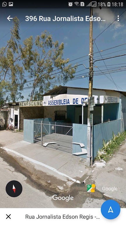 Fachada de IEADPE - Portão do Parque