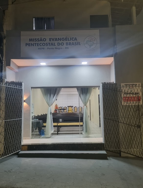Fachada de Igreja Missão Evangélica Pentecostal do Brasil - MEPB Ponta Negra