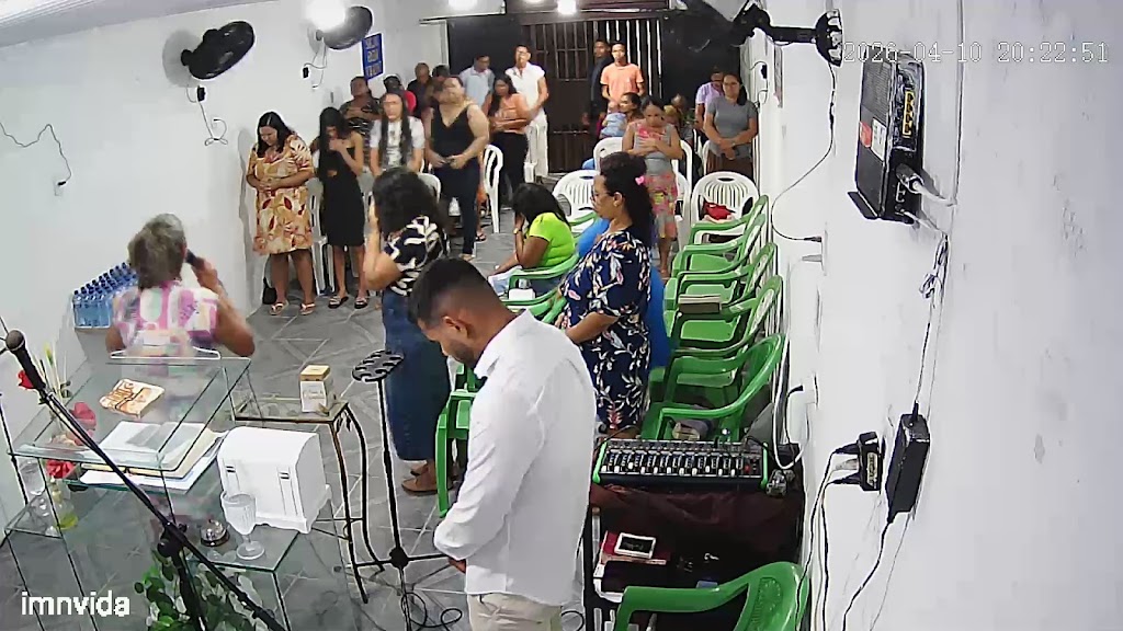 Fachada de Igreja Evangélica Missionária Nova Vida