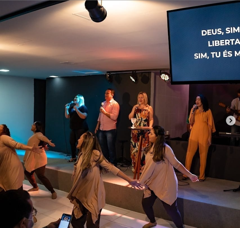 Fachada de Igreja Nova Aliança no Brasil
