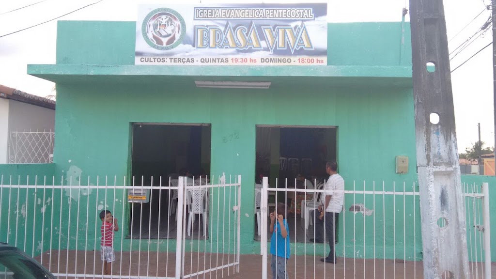 Fachada de Igreja Evangélica Pentecostal Brasa Viva Templo Sede