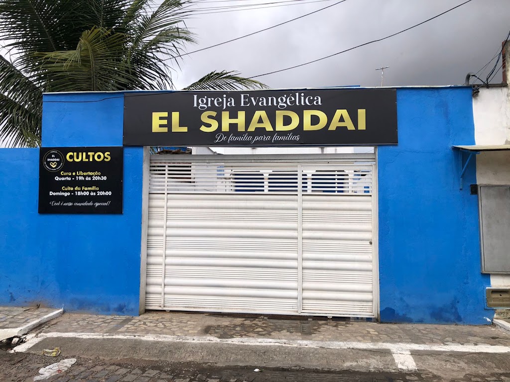 Fachada de Igreja Evangélica El Shaddai