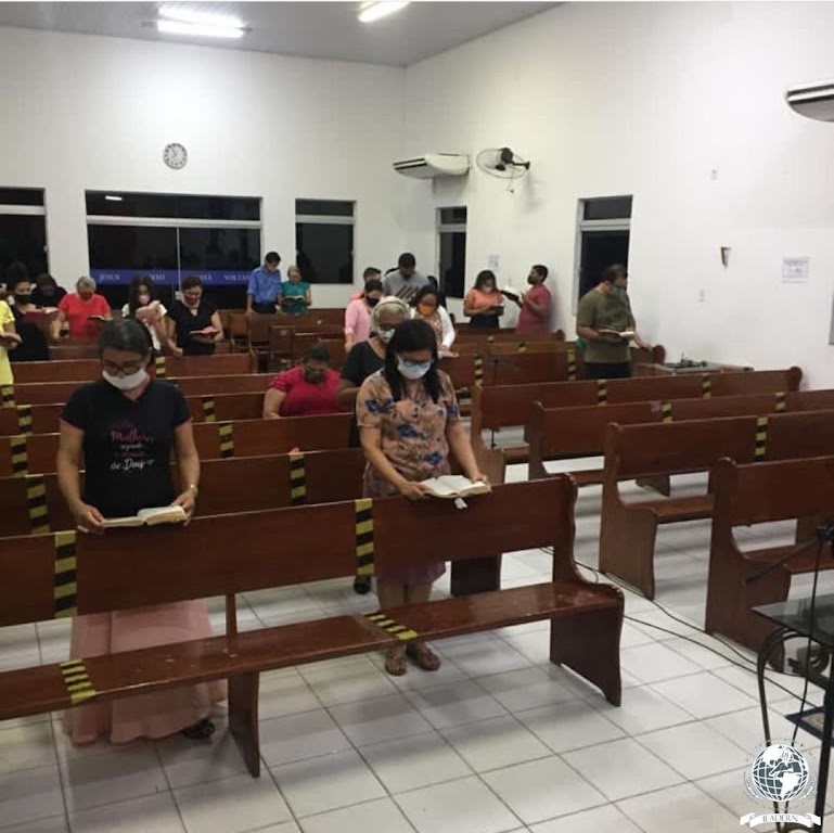Fachada de Igreja Evangélica Assembleia de Deus Congregação Vale Dourado II, Setor 10.