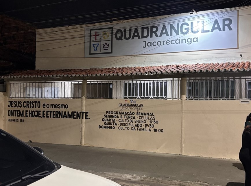 Fachada de Igreja Quadrangular Jacarecanga