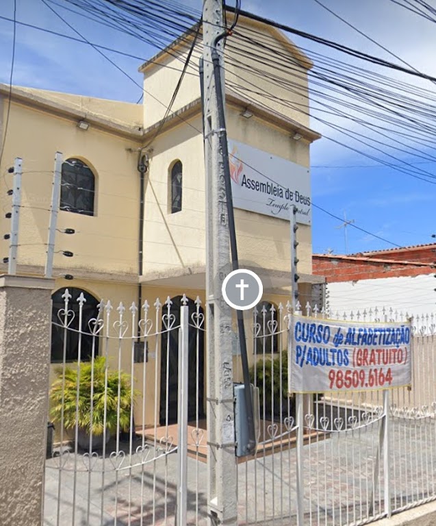 Fachada de AD Templo Central - Monte Castelo