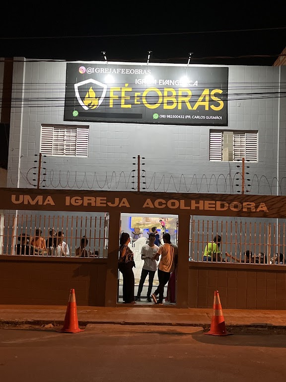 Fachada de Assembleia de Deus Fé e Obras