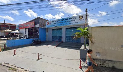 Fachada de IEADBE - Igreja Evangélica Assembleia de Deus no Bequimão