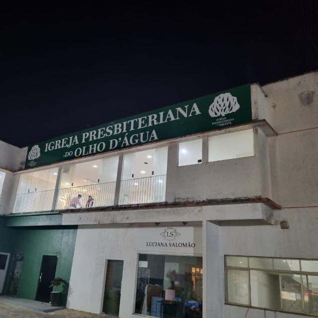 Fachada de Igreja Presbiteriana do Olho d'Água
