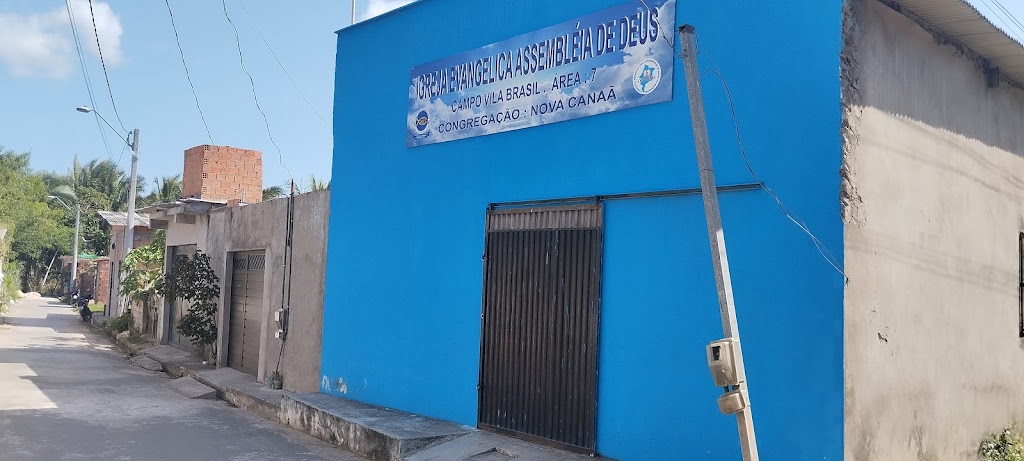 Fachada de Igreja evangelica assembléia de Deus ( área 07) congregação: nova canaã