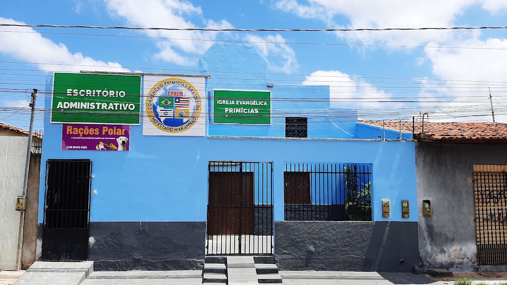 Fachada de Igreja Evangélica Primícias