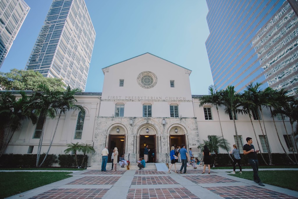 Fachada de Primeira Igreja Presbiteriana de Miami