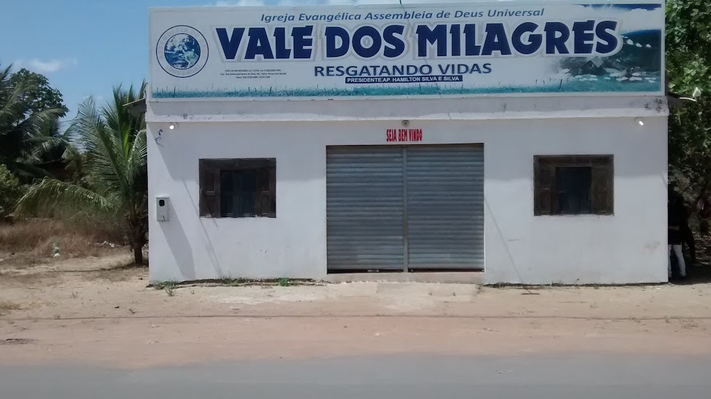 Fachada de Igreja Evangélica Assembléia de Deus Universal Vale dos Milagres