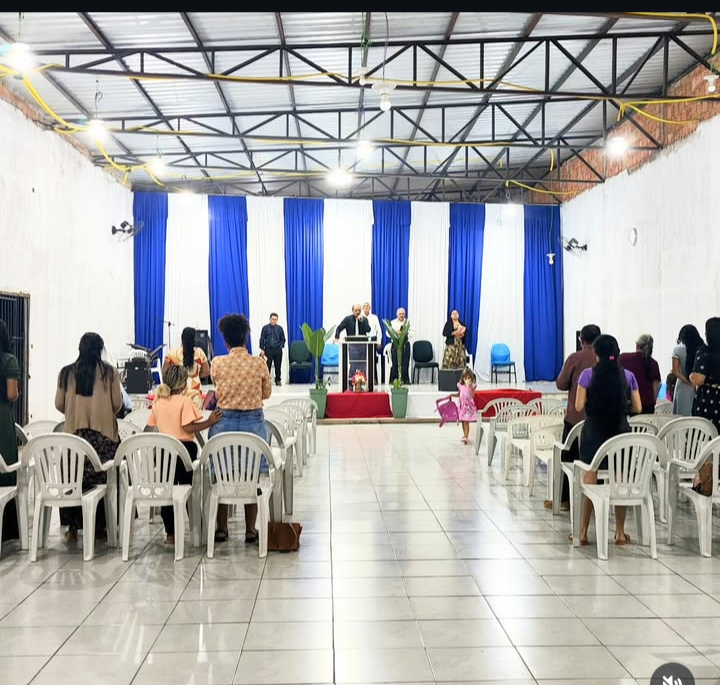 Fachada de Igreja Evangélica Assembléia de Deus do Brasil na Amazônia