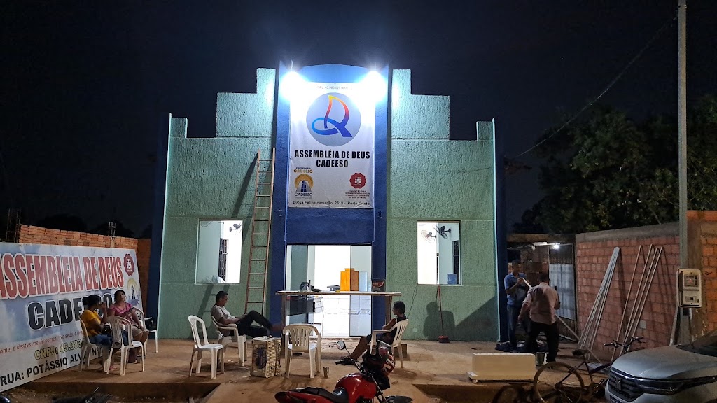 Fachada de Igreja evangélica pentecostal vencendo com Cristo