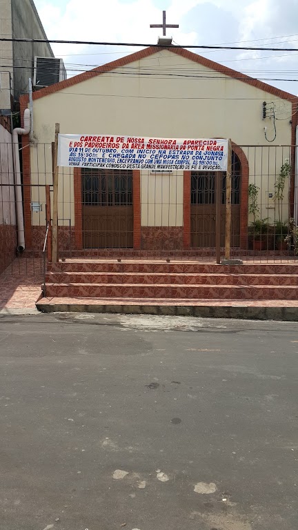 Fachada de Comunidade São Francisco de Assis - Área Missionária da Ponta Negra