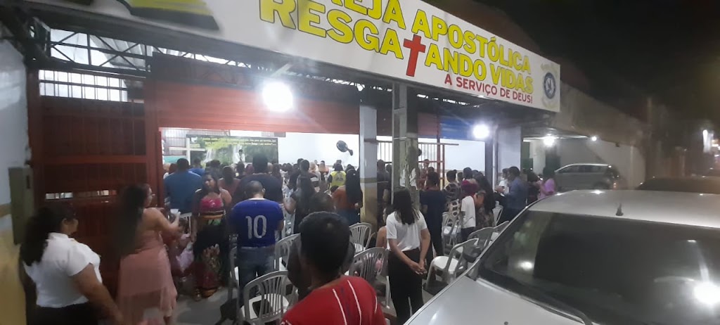 Fachada de Igreja Apostólica Resgatando Vidas