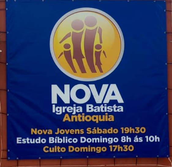 Fachada de Nova Igreja Batista Antioquia