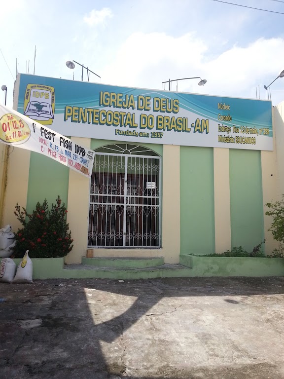 Fachada de Igreja De Deus Pentecostal do Brasil-AM