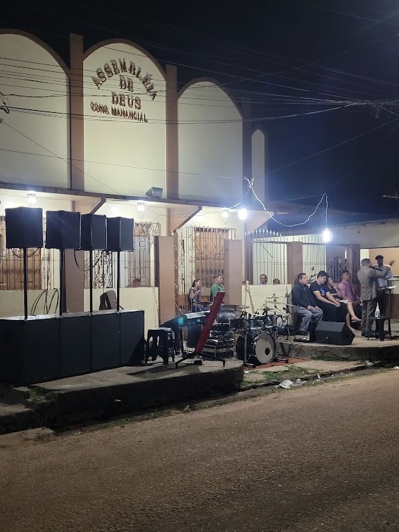 Fachada de Igreja Assembleia de Deus, congregação Manancial