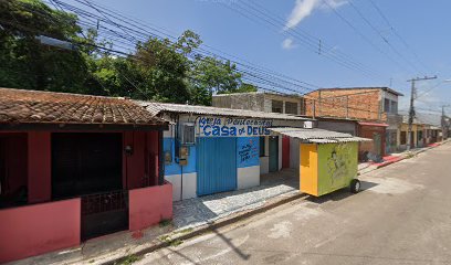 Fachada de Igreja pentecostal ministério casa de Deus