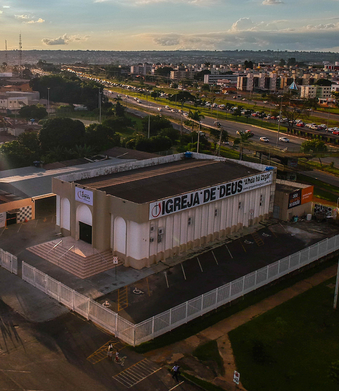 Fachada de Igreja de Deus em Guará