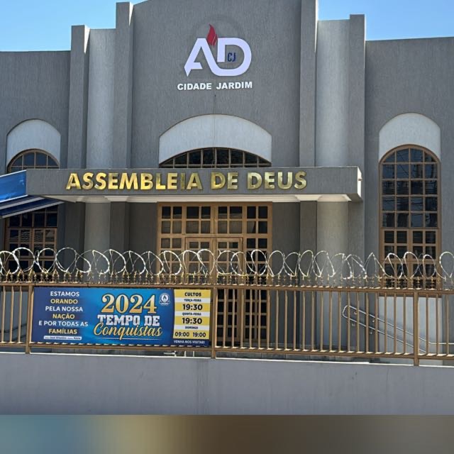 Fachada de Assembleia de Deus Cidade Jardim