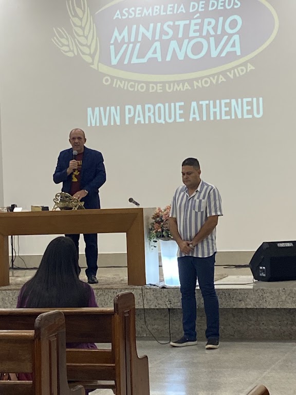 Fachada de Igreja assembléia de Deus ministério vila nova