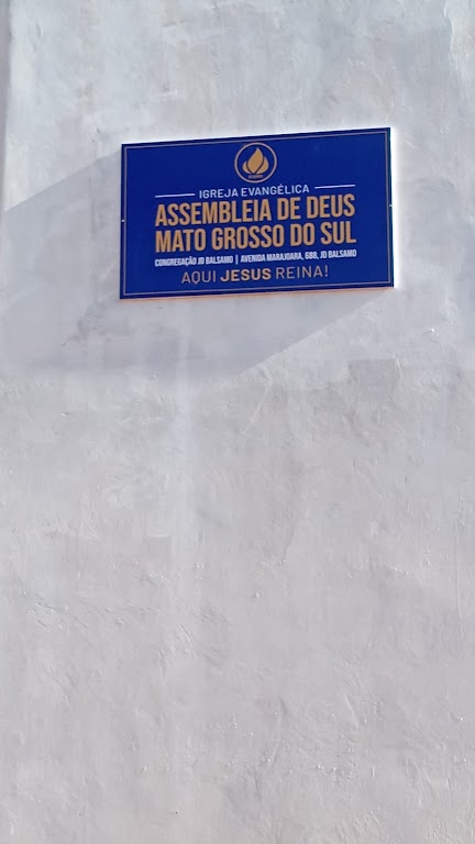 Fachada de IEADMS - Igreja Evangélica Assembleia de Deus de MS Balsamo SETOR J
