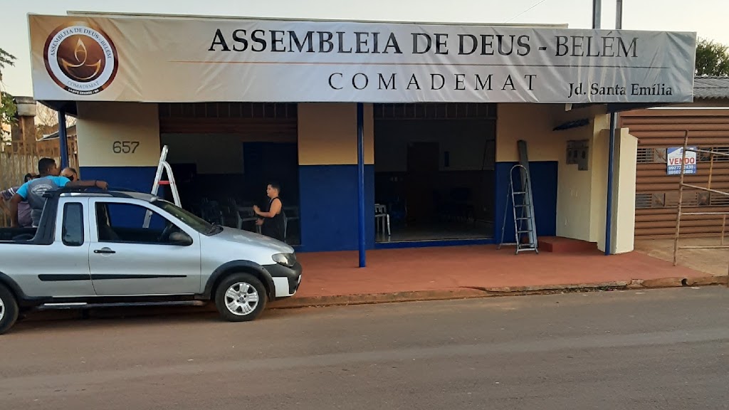 Fachada de Assembleia De Deus Ministério Belém COMADEMAT - Jd. Santa Emília