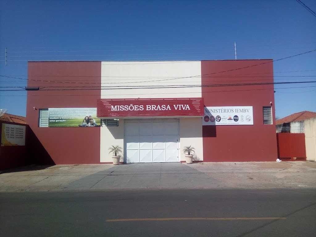 Fachada de Igreja Evangélica Missões Brasa Viva