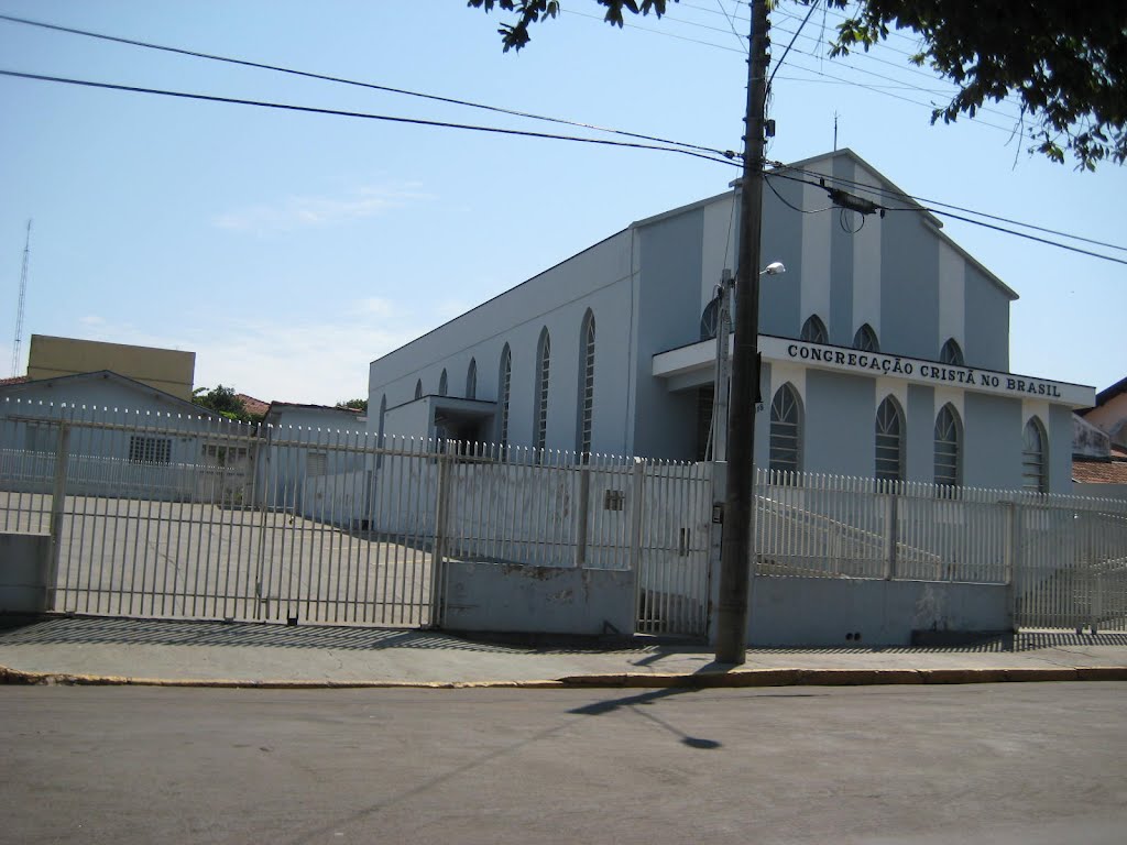 Fachada de Congregação Cristã no Brasil